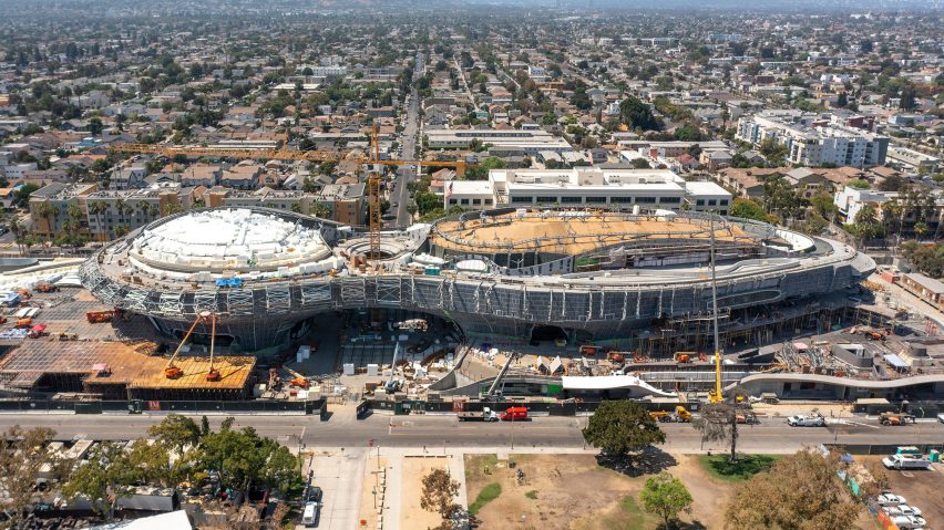 Lucas Museum of Narrative Art by MAD under construction