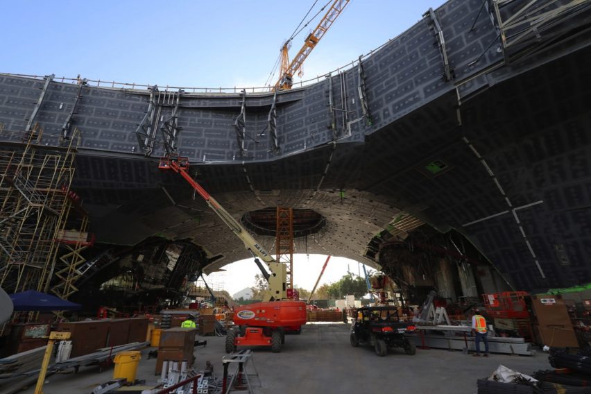 Lucas Museum under construction