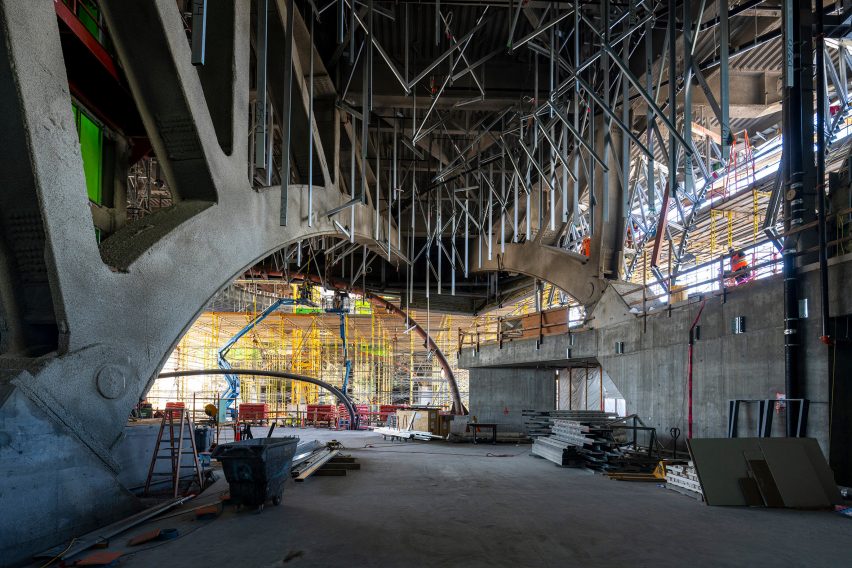 Lucas Museum under construction