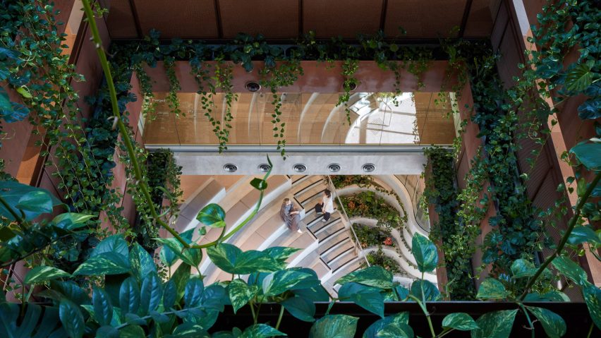 Atrium of Midtown Workplace by Cox Architecture
