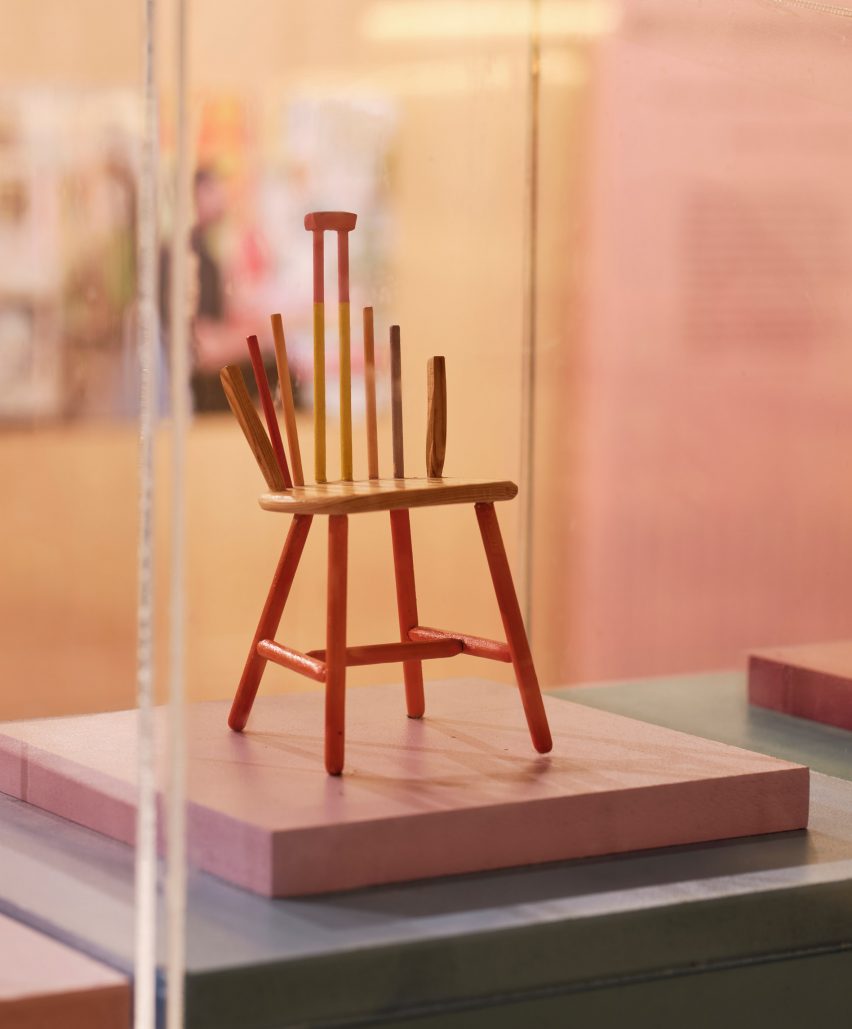 Model chair by Yinka Ilori