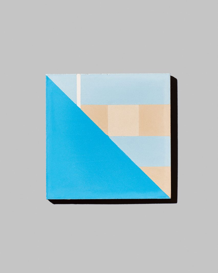 Blue tile by Giorgia Lupi