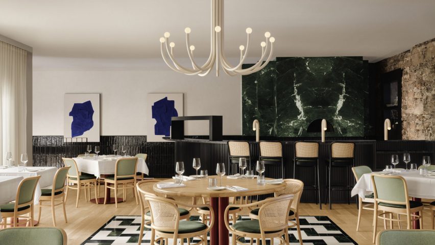 Main dining room at Piatti