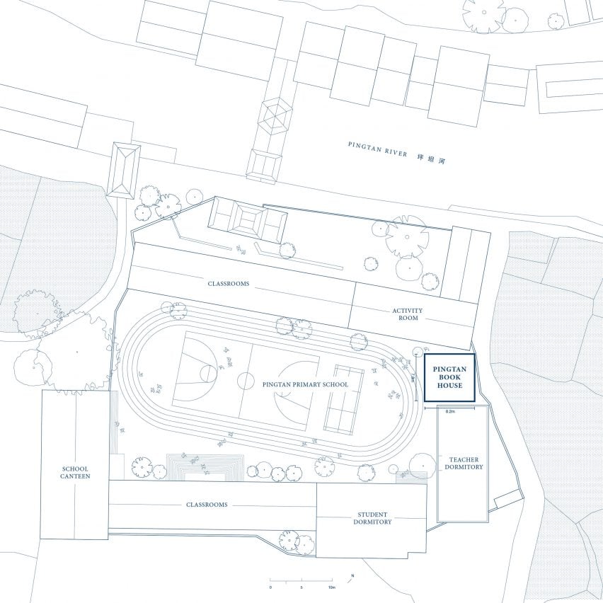Pingtan Book House site plan by Condition_Lab