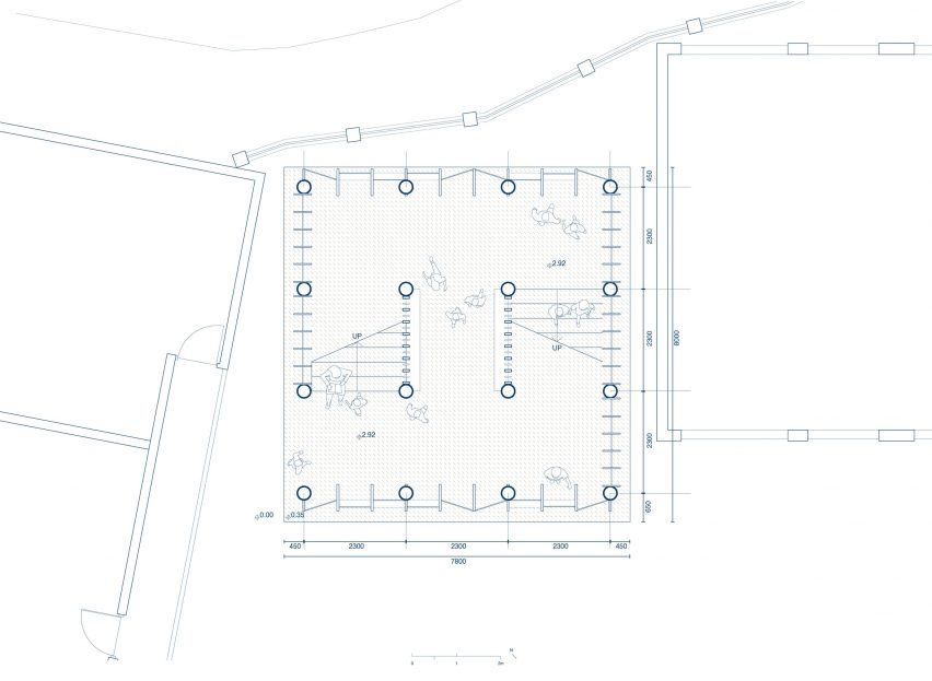 Pingtan Book House ground floor plan by Condition_Lab