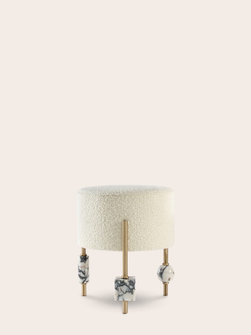 Plato pouf No.1 by Yasemin Toygar