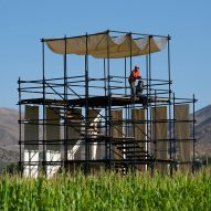 A viewing platform in Iran