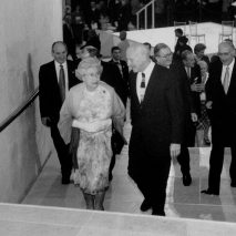 Norman Foster and Queen Elizabeth II