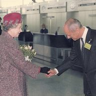 Norman Foster and the Queen