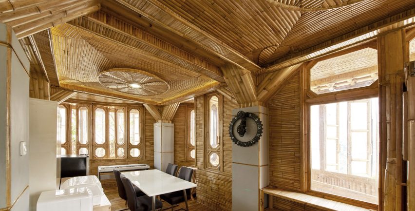 RAW Architecture celebrates bamboo craft at home and community spaces in Indonesia