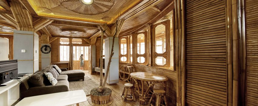 RAW Architecture celebrates bamboo craft at home and community spaces in Indonesia