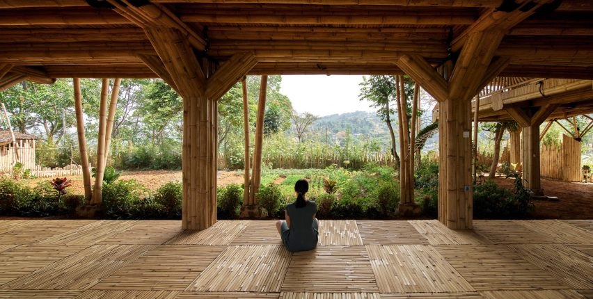 RAW Architecture celebrates bamboo craft at home and community spaces in Indonesia