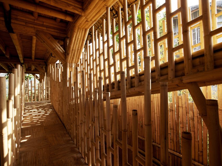 RAW Architecture celebrates bamboo craft at home and community spaces in Indonesia