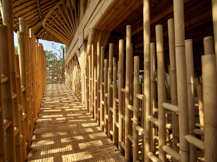 RAW Architecture celebrates bamboo craft at home and community spaces in Indonesia