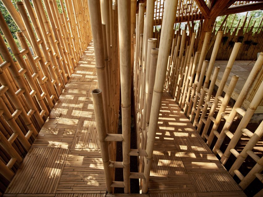 RAW Architecture celebrates bamboo craft at home and community spaces in Indonesia