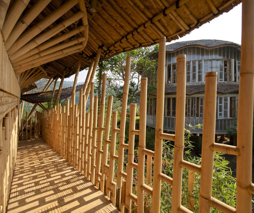 RAW Architecture celebrates bamboo craft at home and community spaces in Indonesia