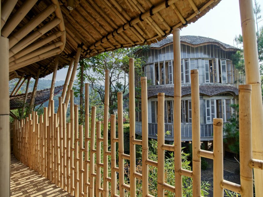 RAW Architecture celebrates bamboo craft at home and community spaces in Indonesia