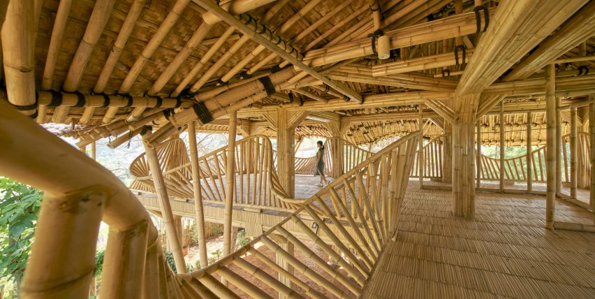 RAW Architecture celebrates bamboo craft at home and community spaces in Indonesia