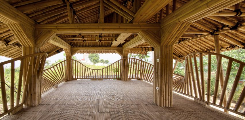 RAW Architecture celebrates bamboo craft at home and community spaces in Indonesia