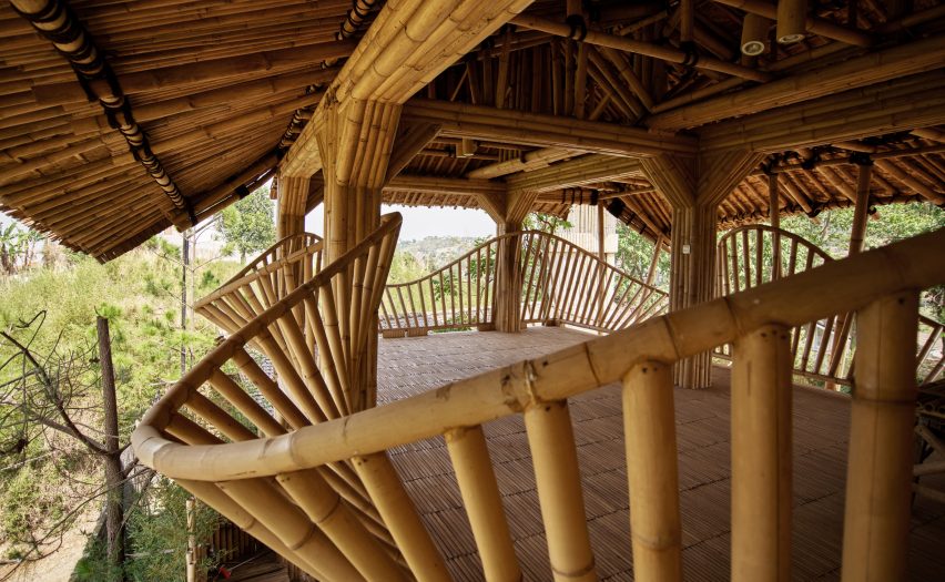 RAW Architecture celebrates bamboo craft at home and community spaces in Indonesia