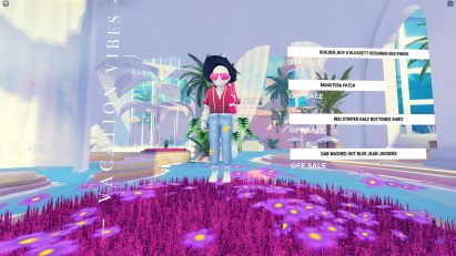 Image of an avatar on Roblox