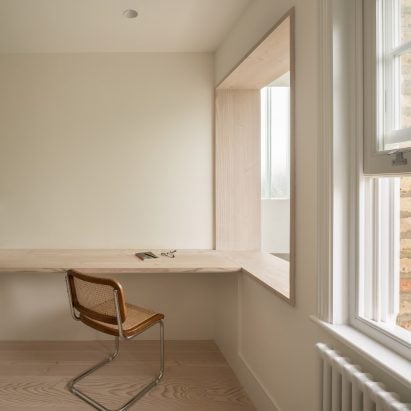 Home office inside Sky Lantern House