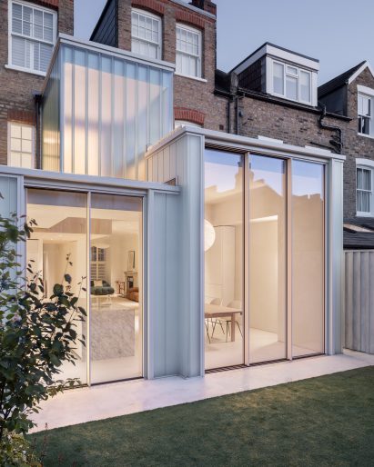 Exterior of Sky Lantern House extension