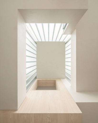 Atrium in London house by Proctor & Shaw