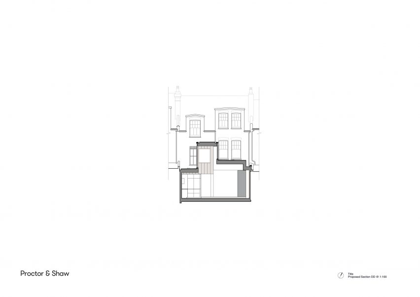 Section of Sky Lantern House by Proctor & Shaw
