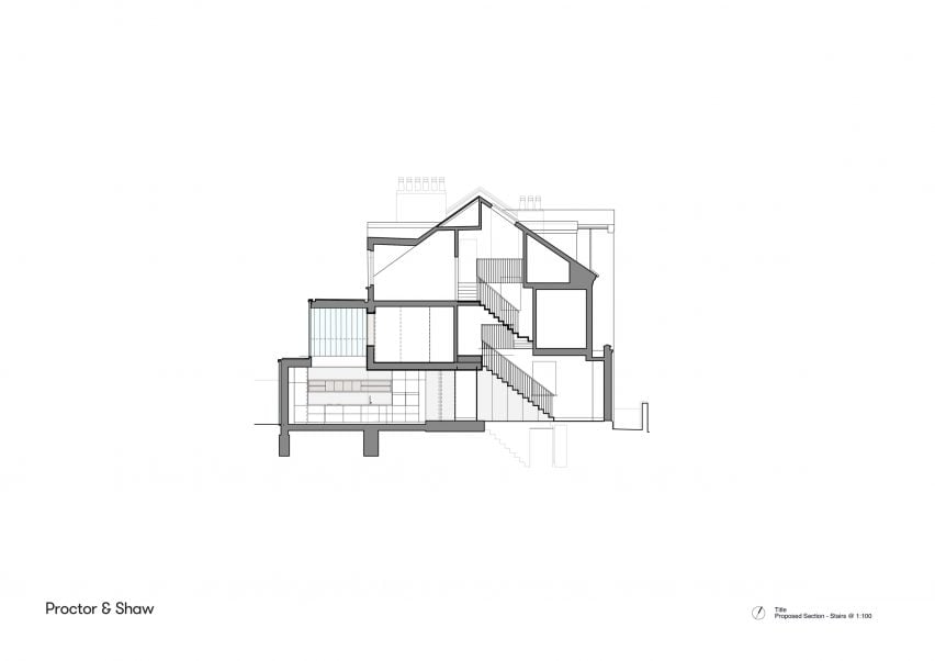 Section of Sky Lantern House by Proctor & Shaw