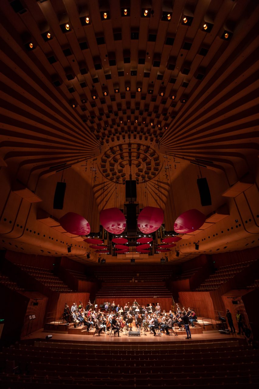 Interior of Sydney Opera House concert hall