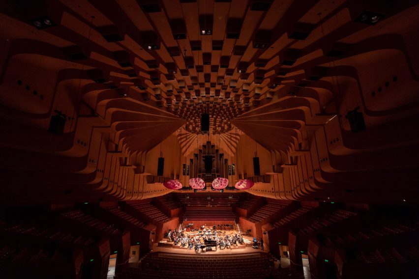 Interior of Sydney Opera House's concert hall