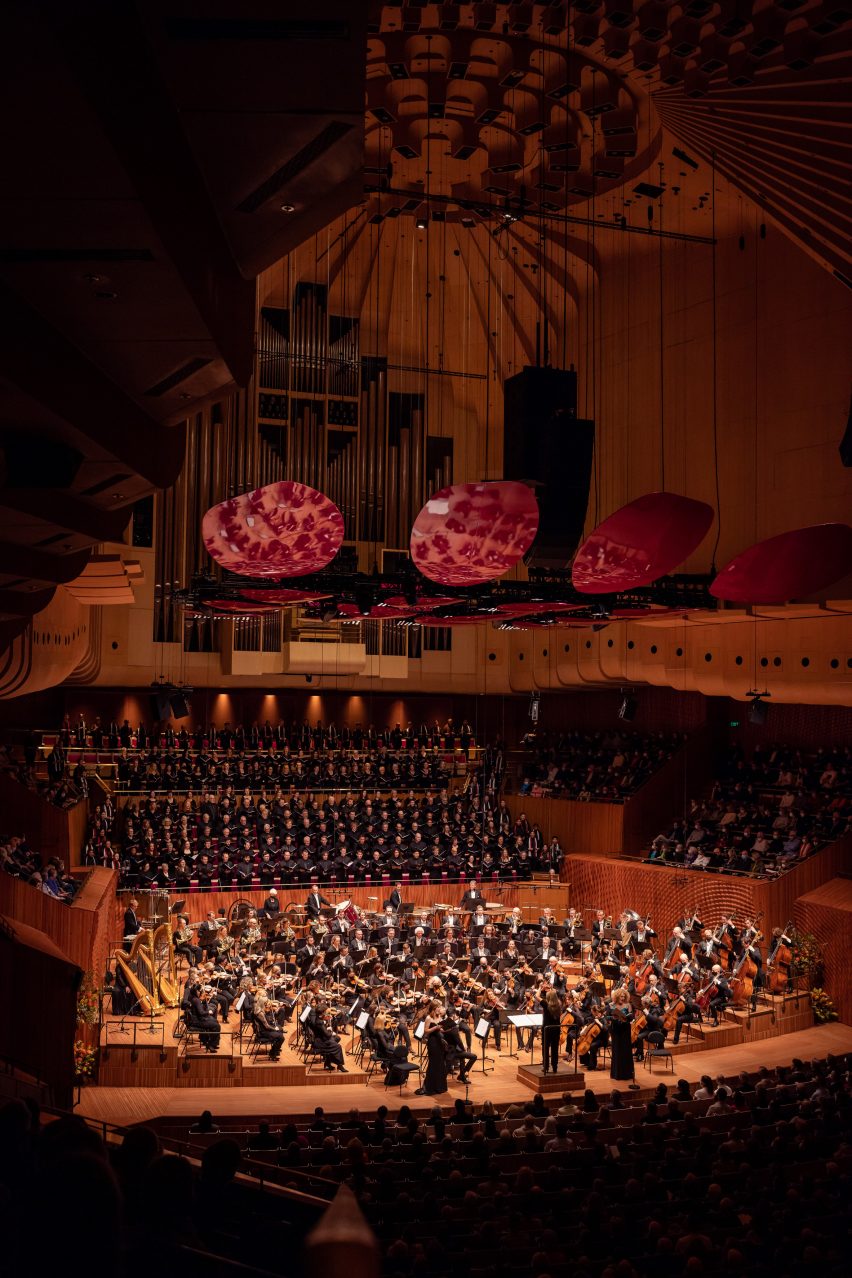 Interior of Sydney Opera House's concert hall