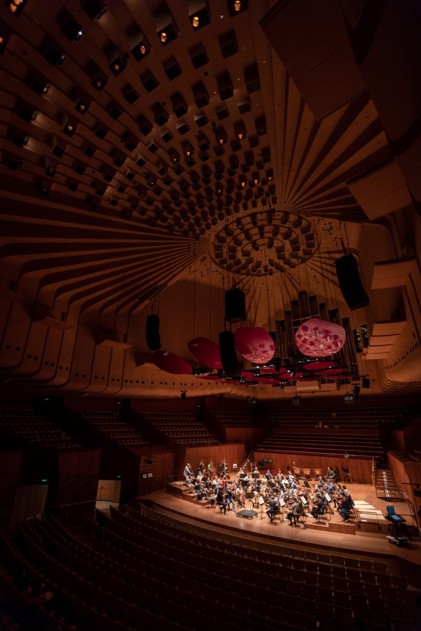 Interior of Sydney Opera House concert hall