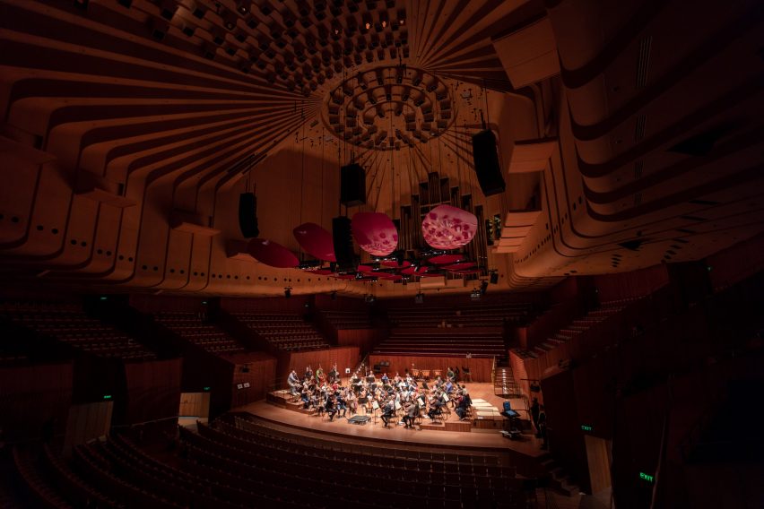 Interior of Sydney Opera House concert hall