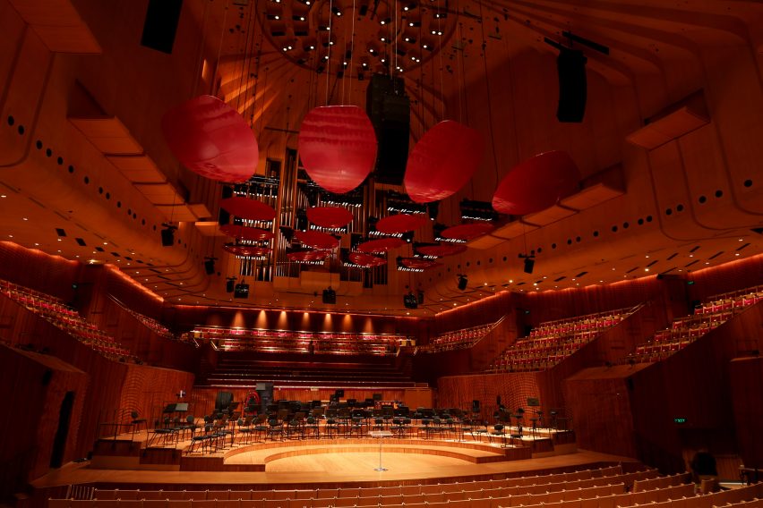 Interior of Sydney Opera House's concert hall