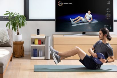 AI workout with weights