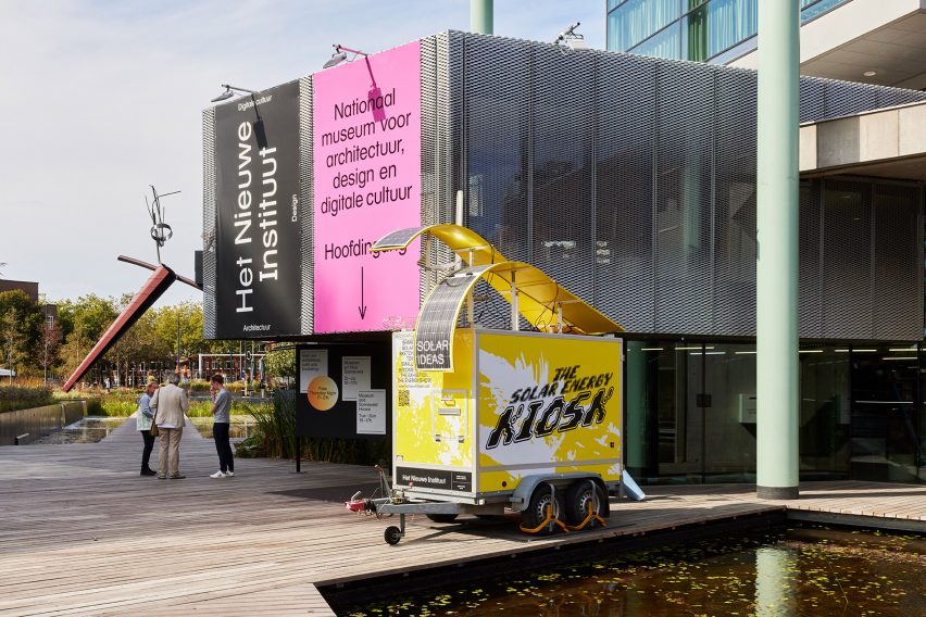 Solar Energy Kiosk at Het Nieuwe Instituut