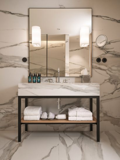 Bathroom interior at The Julius Prague
