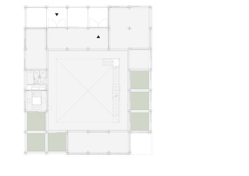 Ground floor plan of The Natural Pavilion