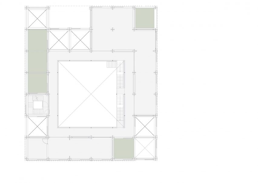 First floor plan of The Natural Pavilion