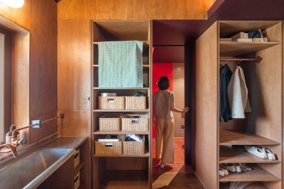 Interior image of a bathroom space at Bugok Friday House