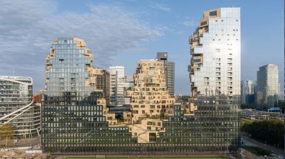 Reflective facades of MVRDV's Valley development