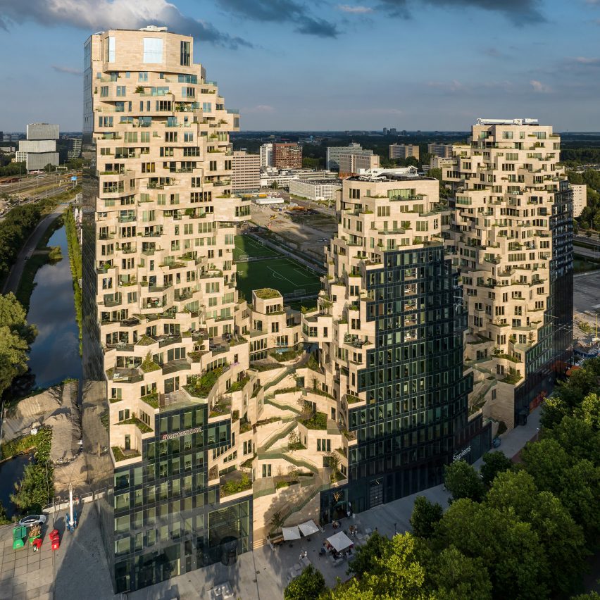 Valley skyscraper in Amsterdam by MVRDV