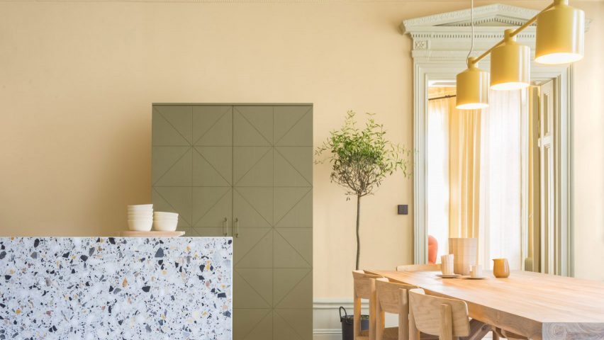 Hidden Hues interior by Note Design Studio featuring Dulux Colour of the year 2023 Wild Wonder