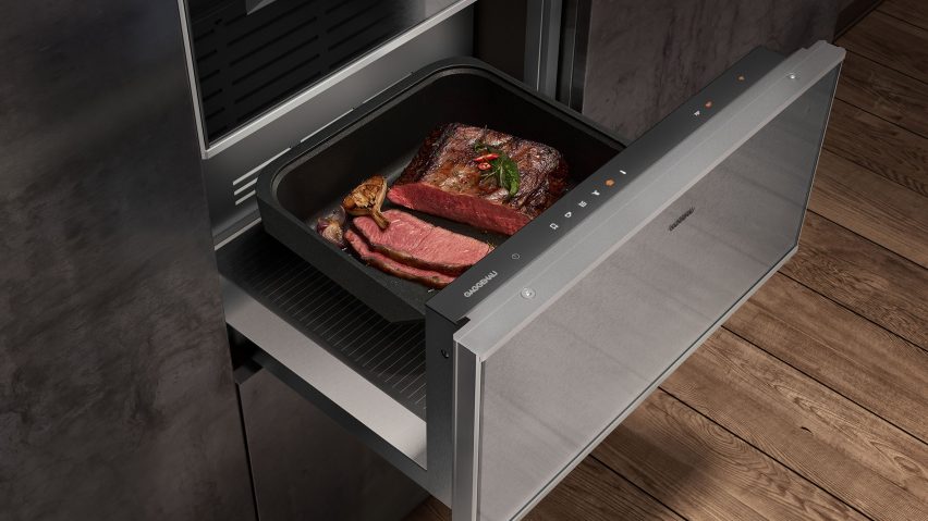 WS46x culinary warming drawer 400 series by Gaggenau