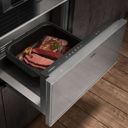 WS46x culinary warming drawer 400 series by Gaggenau
