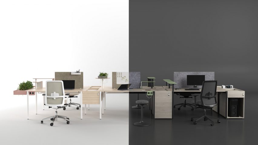 Zedo desk by Paolo Pampanoni for Narbutas