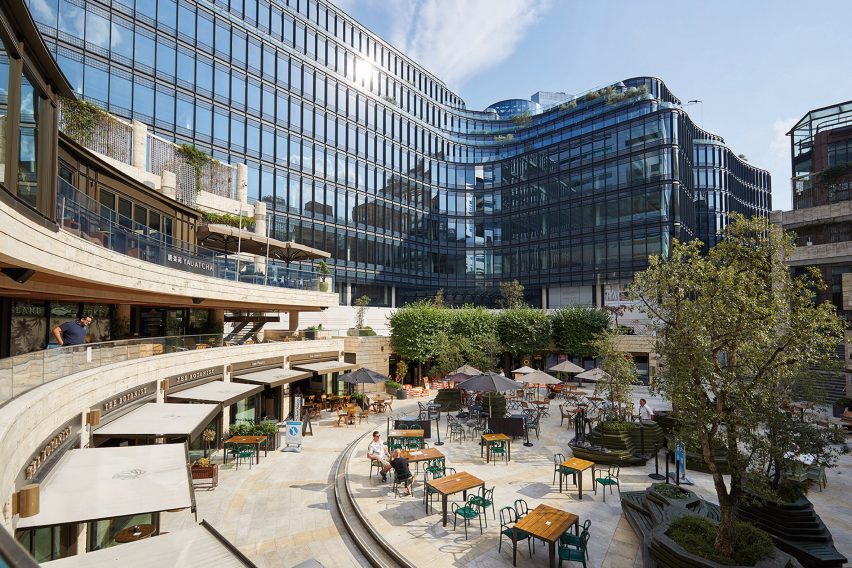 Exterior of 100 Liverpool Street by Hopkins Architects