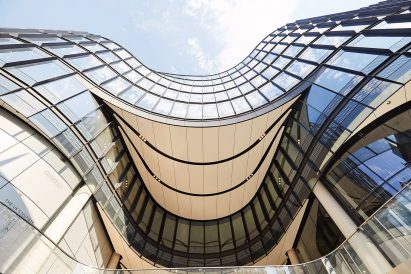 Podium of 100 Liverpool Street by Hopkins Architects
